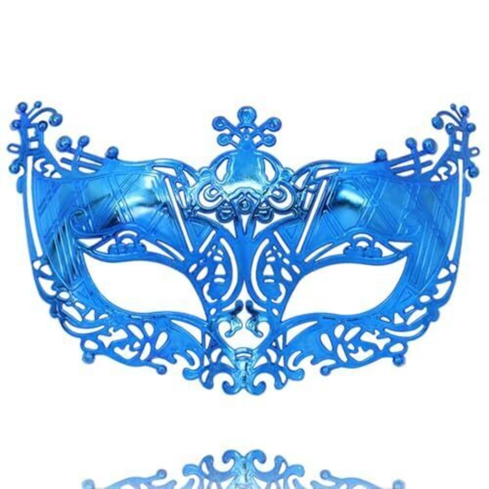 2143 Black Masquerade Masks Gold Costume Party Masks Simple Party Mask Blue